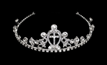 Noelle & Ava - Child Rhinestone Tiara With Cross