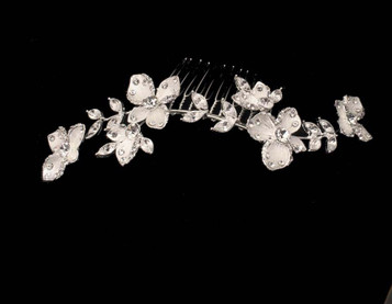 Noelle & Ava Charming Swarovski brilliant & marquise rhinestones comb