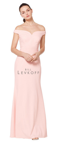 bill levkoff satin bridesmaid dresses