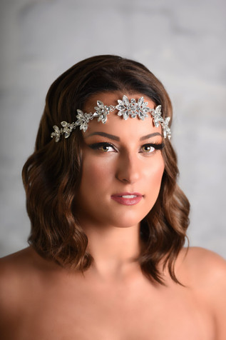 Maritza Bridal Headpiece 1041 - Stone Band