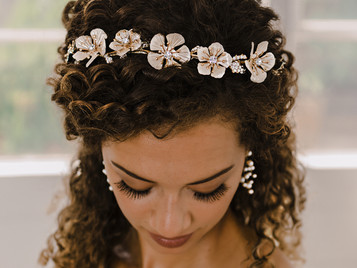 En Vogue Bridal Hair Jewelry HJ2142 - Rhodium plated