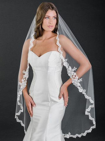 western wedding veils