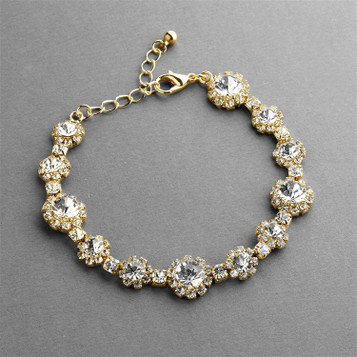 Mariell Bridals Top Selling Ivory Freshwater Floating Pearl Bracelet on  Thin Link Chain in Platinum Plating 4673B-I-S