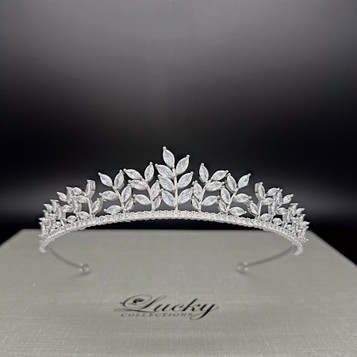 Lucky Collections #HG0110 - Silver Tiara - Quick Ship Silver