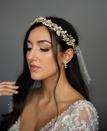 Elena Designs E267 Rhinestone Flower Garland 