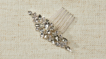  En Vogue Bridal Hair Comb | HC2422 -  Clear rhinestones