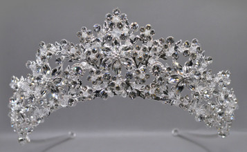 
ANSONIA BRIDAL VEILS Style E297T - Silver Crown