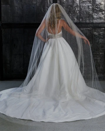 Marionat Bridal Veils 3866C Glitter Veil - 120L 