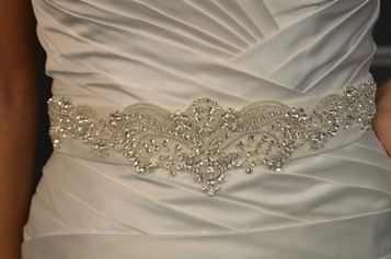 Elena Bridal Designs Wedding Sash Style E794 - Embellished Wedding Belt