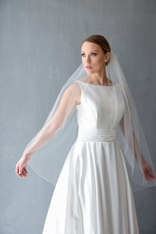 Erica Koesler Wedding Veil 867-40- Rhinestone & Beaded Edge