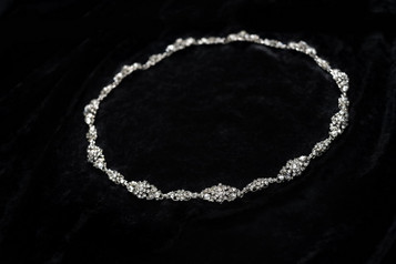 Erica Koesler Halo A-5534 - Rhinestone Flowers Halo