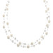 Mariell Bridals Pearl & Crystal Illusion Necklace - Honey 235N-HO-S