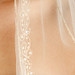 Mariell Bridals Veils 1400V -  Two Tier - Pearls, Swarovski Crystals & Dainty Chain in Silver or Gold 1400V