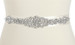 Mariell Bridals Bejeweled Bridal Sash 4459SH-I-S - Genuine Crystal Applique