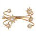 Celestial Stars Bridal or Prom Crystal Cuff Bracelet in Gold-4346B-G