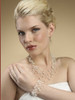 Mariells  Lavish 6-Row Pearl & Crystal Bridal Illusion Bracelet 2101B