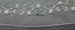 Illusions Bridal Veils Style V-7028 - 2 Tier edge is silver metallic floral detail with rhinestones and bugle beads along edge