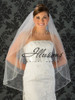 Illusions Bridal Veils Style V-790 - 2 Tier bugle bead, sequin and pearl edge