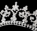 Royal Rhinestone Crown Tiara in Radiant Silver 167