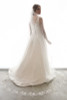 Erica Koesler Wedding Veil 892-100 - Floral Appliqués Scalloped Edge