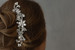 Erica Koesler Comb A-5585 - Pear Shaped Rhinestone Comb