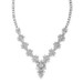 Mariells Top Selling Marquis CZ Cluster Wedding or Pageant Necklace 4239N