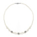 Mariells Best Selling Bridal Necklace with Pearls & Rhinestone Fireballs 1125N