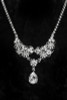 Erica Koesler Necklace J-9413 - Rhinestone filigree