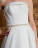 Marionat Bridal Belt 1136 - Rhinestone and pearl scalloped belt