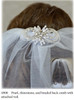 Nan & Jan Style 4908 - Headpiece & Veil Set  or Headpiece Only