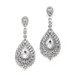 Mariell Dramatic Crystal Statement Earrings 4529E-CR-S