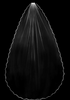 108 Inches - Double Twisting Line With Rhinestones, Beads, Pearls Sequins - Wavy Edge