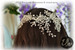 Elena Designs Headpiece E874 - Two Comb Spray With Rhinestones & Crystals