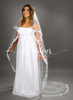 Illusions Bridal Veils Style Number: C7-902-8L 30"x90" - (72"wide, circular, 2 1/4" lace).