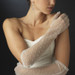 Sheer Bridal Glove with Scattered Pearls GL7002-12A