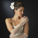 Sheer Bridal Glove with Scattered Pearls GL7002-12A