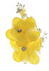 Modern Yellow Flower Hair Clip