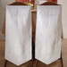 EMBROIDERED CHAIR BANNERS - BRIDE & GROOM