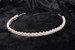 Erica Koesler Style A-5603 - Delicate headband of twisted glass pearls