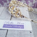 Light Gold Crystal Tiara: Rhinestone (1.25”H)