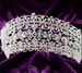 En Vogue Bridal Headband T1803 - Rhodium Plated Rhinestone Tiara