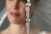 Erica Koesler Wedding Veil 916-40 - (40" inches long) - Venise border of flowers and tri flowers accented silver comb