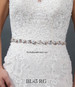 Giselle Bridal Belt BL43RG - Satin Sash with Beaded Embellishment