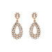 Marionat Bridal Jewelry 12484RG Rhinestone earrings