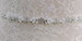 En Vogue Bridal Sash BT2078 - Rhinestone belt with organza ties