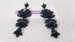  Bella Mera Studio Jet Black Chandelier Earrings