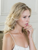 Bel Aire Bridal 6804 - Narrow headband of pearls and rhinestones - Quick Ship