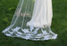 Illusions Bridal Veils Style 7-901-CT-2A - Chapel Length -  90" Long Lace Appliques 