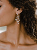 En Vogue Bridal Style E2165 - Rhodium plated pearl bead earrings