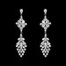 Formal Cubic Zirconia Earrings for Bridesmaids and Brides - #EF-2913 